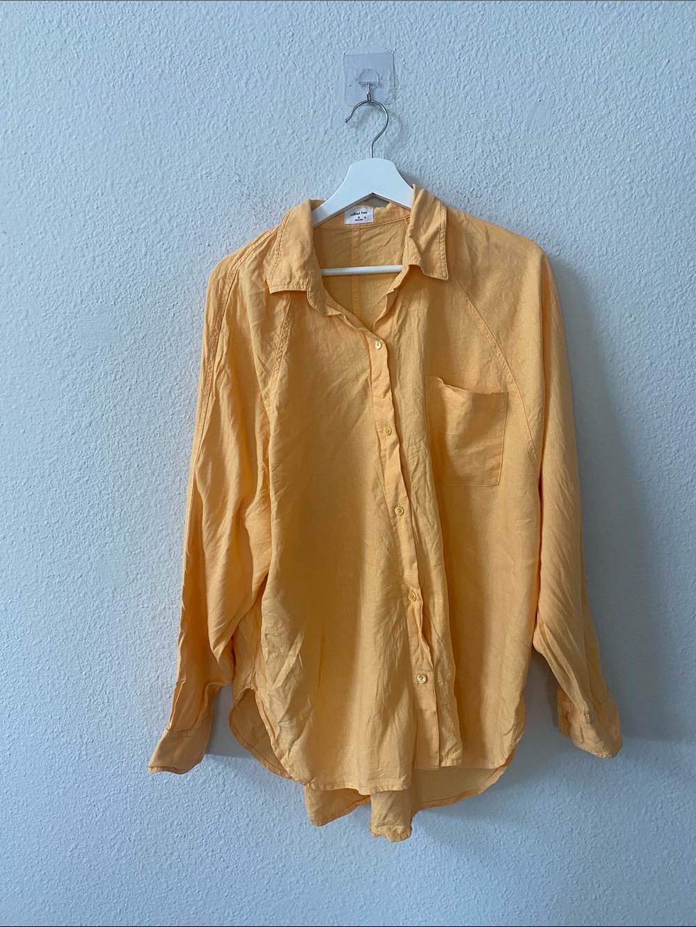 Wilfred Free Sunlit Yellow Button-Down Top
